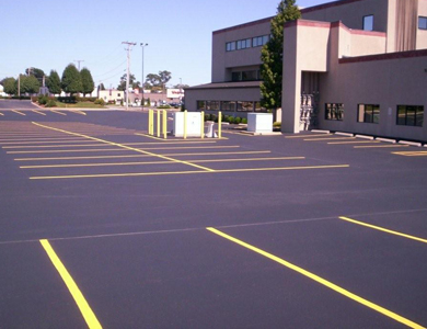 Allstate Sealcoating Gallery Line Striping Crack Filling